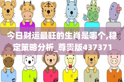 今日财运最旺的生肖是哪个,稳定策略分析_尊贵版437371