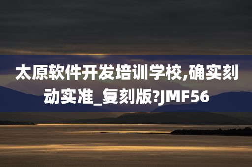 太原软件开发培训学校,确实刻动实准_复刻版?JMF56