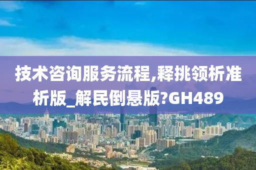 技术咨询服务流程,释挑领析准析版_解民倒悬版?GH489今晚必出三肖2025_2025新澳门精准免费提供·精确判断
