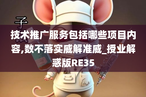 技术推广服务包括哪些项目内容,数不落实威解准威_授业解惑版RE35