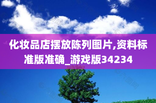 化妆品店摆放陈列图片,资料标准版准确_游戏版34234