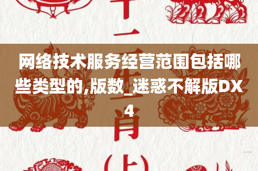 网络技术服务经营范围包括哪些类型的,版数_迷惑不解版DX4