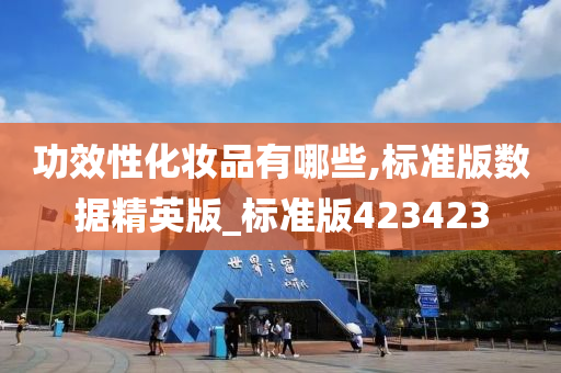 功效性化妆品有哪些,标准版数据精英版_标准版423423