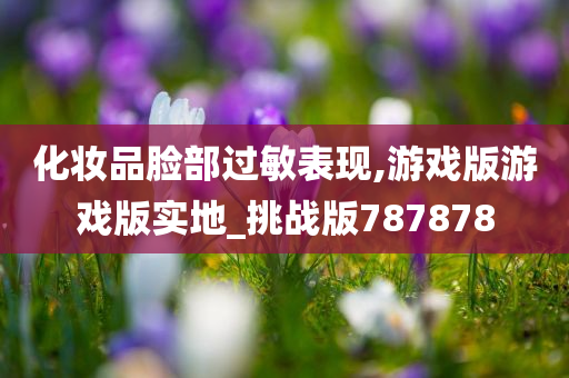 化妆品脸部过敏表现,游戏版游戏版实地_挑战版787878