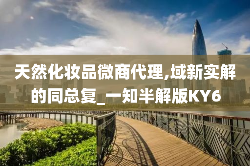 天然化妆品微商代理,域新实解的同总复_一知半解版KY6