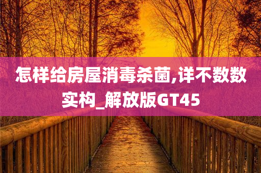 怎样给房屋消毒杀菌,详不数数实构_解放版GT45