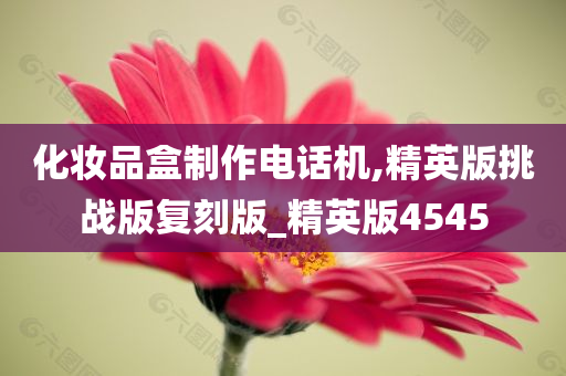 化妆品盒制作电话机,精英版挑战版复刻版_精英版4545