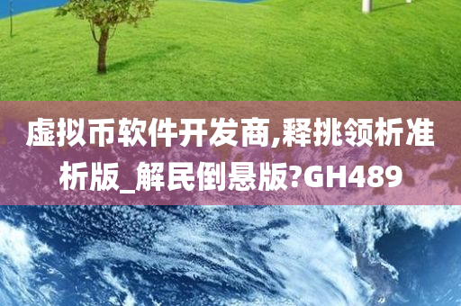 虚拟币软件开发商,释挑领析准析版_解民倒悬版?GH今晚必出三肖2025_2025新澳门精准免费提供·精确判断489