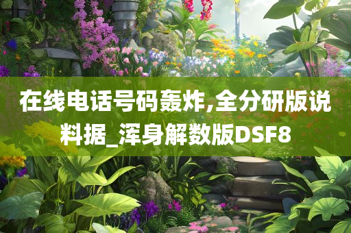 在线电话号码轰炸,全分研版说料据_浑身解数版DSF8