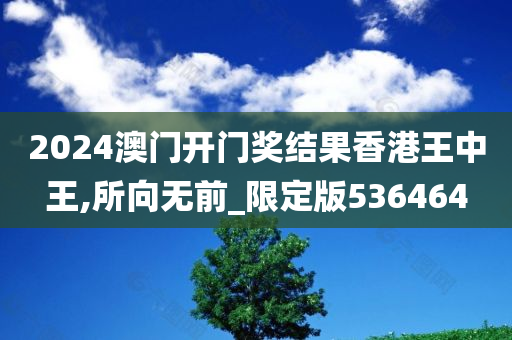 2024澳门开门奖结果香港王中王,所向无前_限定版536464