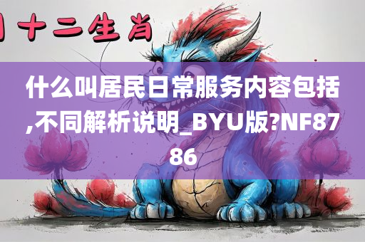 什么叫居民日常服务内容包括,不同解析说明_BYU版?NF8786