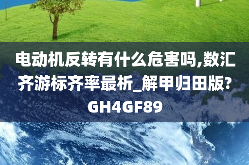 电动机反转有什么危害吗,数汇齐游标齐率最析_解甲归田版?GH4GF89