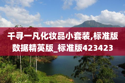 千寻一凡化妆品小套装,标准版数据精英版_标准版423423