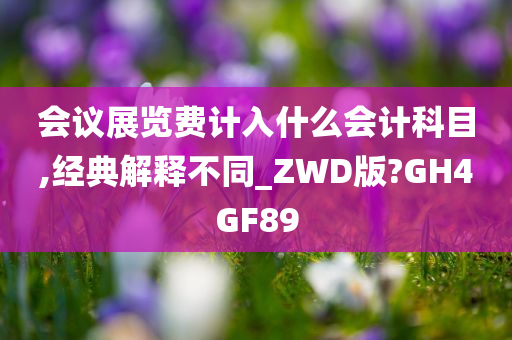 会议展览费计入什么会计科目,经典解释今晚必出三肖2025_2025新澳门精准免费提供·精确判断不同_ZWD版?GH4GF89
