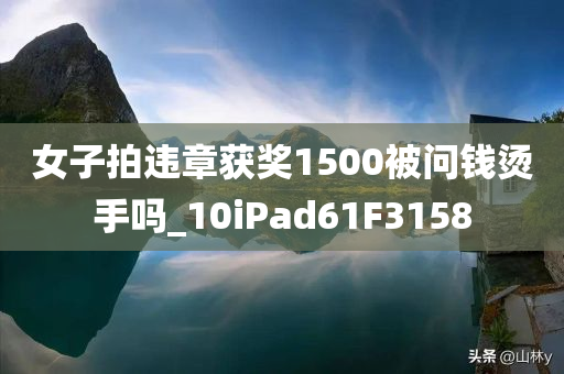 女子拍违章获奖1500被问钱烫手吗_10iPad61F3158