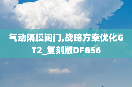 气动隔膜阀门,战略方案优化GT2_复刻版DFG56