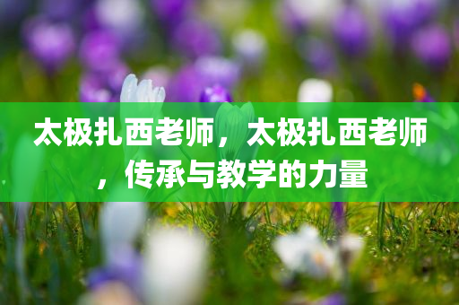 太极扎西老师，太极扎西老师，传承与教学的力量