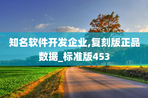 知名软件开发企业,复刻版正品数据_标准版453今晚必出三肖2025_2025新澳门精准免费提供·精确判断