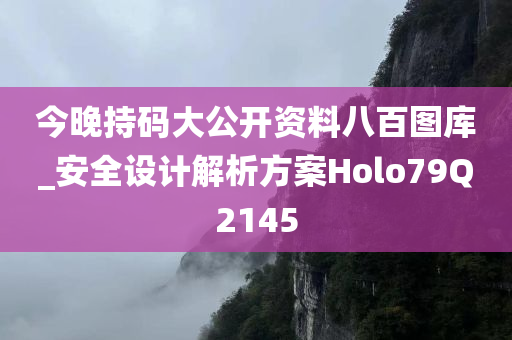 今晚持码大公开资料八百图库_安全设计解析方案Holo79Q2145