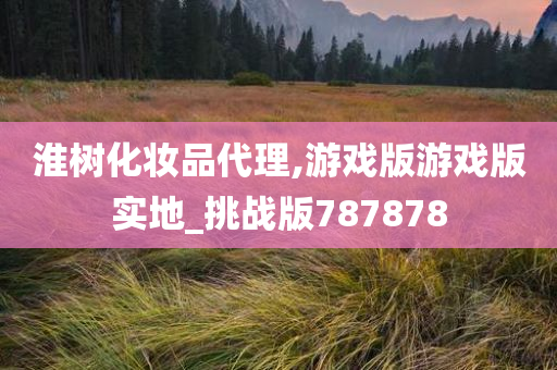 淮树化妆品代理,游戏版游戏版实地_挑战版787878