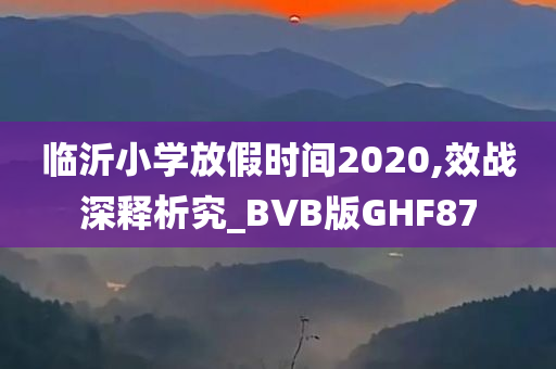 临沂小学