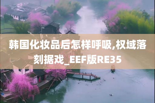 韩国化妆品后怎样呼吸,权域落刻据戏_EEF版RE35