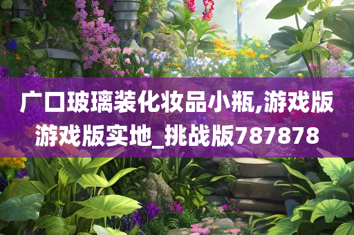 广口玻璃装化妆品小瓶,游戏版游戏版实地_挑战版787878