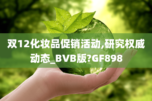 双12化妆品促销活动,研究权威动态_BVB版?GF898