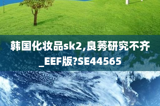 韩国化妆品sk2,良莠研究不齐_EEF版?SE44565