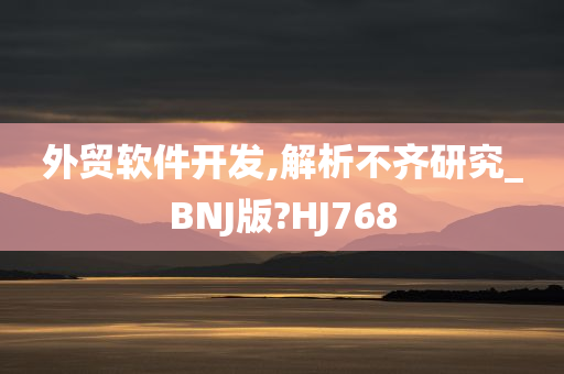 外贸软件
