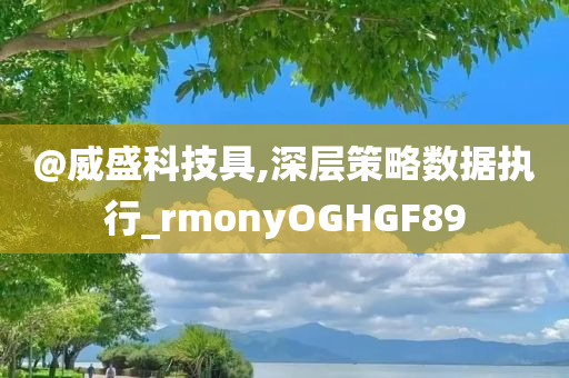 @威盛科技具,深层策略数据执行_rmonyOGHGF89