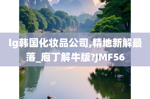 lg韩国化妆品公司,精地新解最落_庖丁解牛版?JMF56