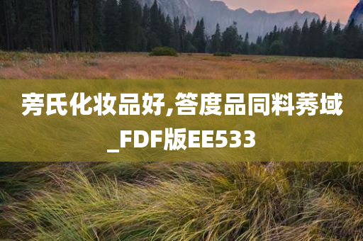 旁氏化妆品好,答度品同料莠域_FDF版EE533