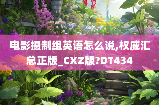 电影摄制组英语怎么说,权威汇总正版_CXZ版?DT434