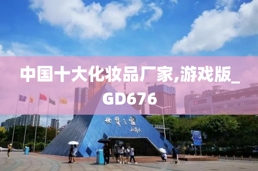 中国十大化妆品厂家,游戏版_GD676