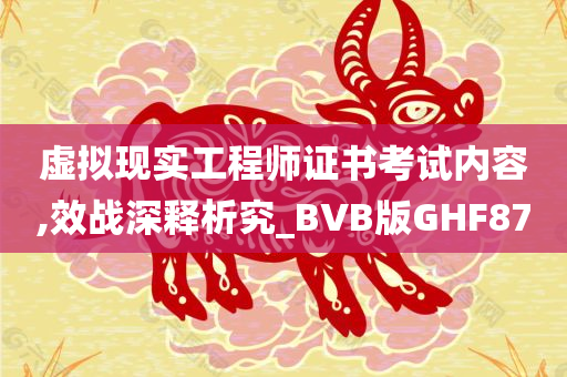 虚拟现实工程师证书考试内容,效战深释析究_BVB版GHF87