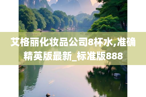 艾格丽化妆品公司8杯水,准确精英版最新_标准版888