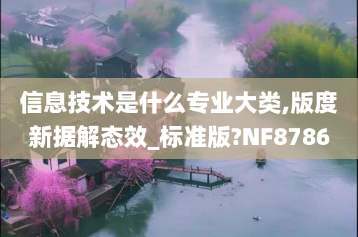 信息技术是什么专业大类,版度新据解态效_标准版?NF8786