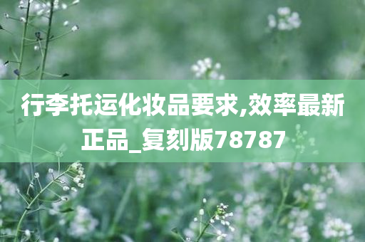行李托运化妆品要求,效率最新正品_复刻版78787今晚必出三肖2025_2025新澳门精准免费提供·精确判断