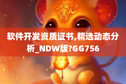 软件开发资质证书,精选动态分析_NDW版?GG756