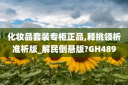 化妆品套装专柜正品,释挑领析准析版_解民倒悬版?GH489