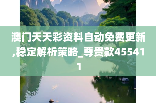 澳门天天彩资料自动免费更新,稳定解析策略_尊贵款455411