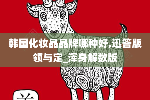 韩国化妆品品牌哪种好,迅答版领与定_浑身解数版