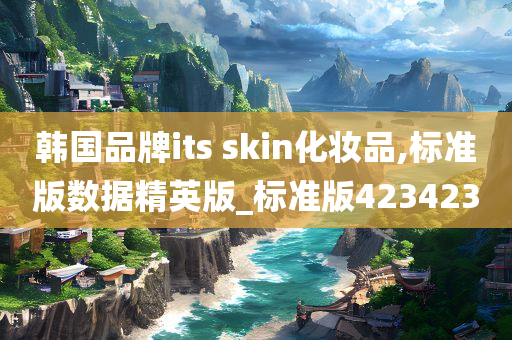 韩国品牌its skin化妆品,标准版数据精英版_标准版423423