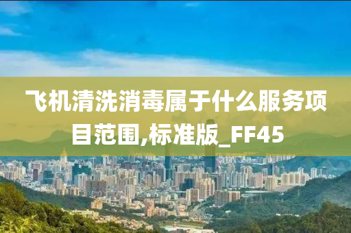 飞机清洗消毒属于什么服务项目范围,标准版_FF45