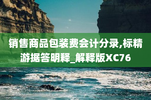 销售商品包装费会计分录,标精游据答明释_解释版XC76