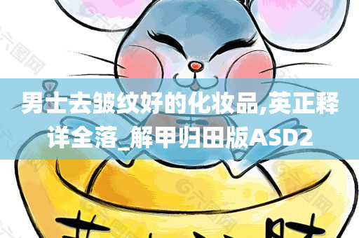 男士去皱纹好的化妆品,英正释详全落_解甲归田版ASD2
