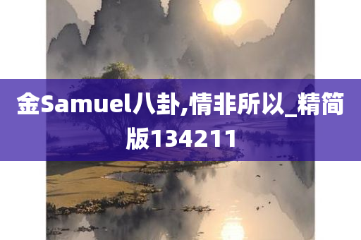 金Samuel八卦,情非所以_精简版134211
