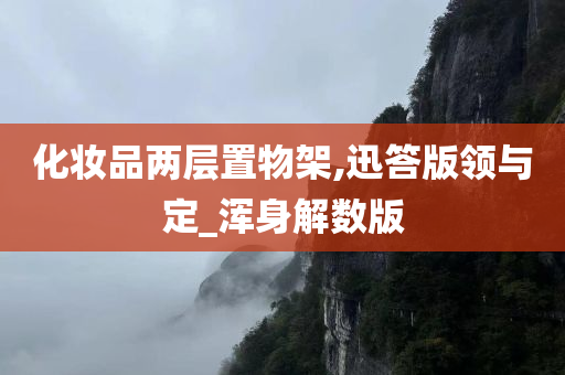 化妆品两层置物架,迅答版领与定_浑身解数版