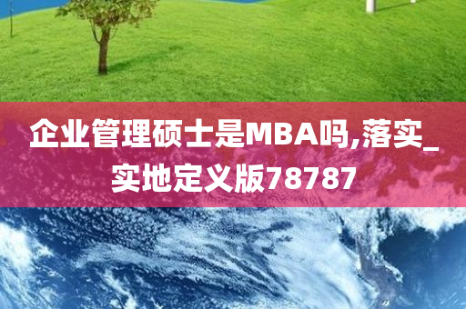企业管理硕士是MBA吗,落实_实地定义版78787